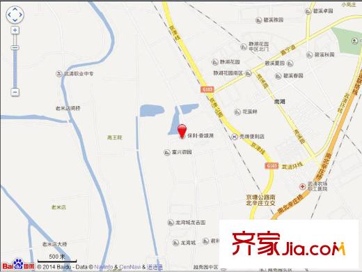 保利香頌湖電子地圖