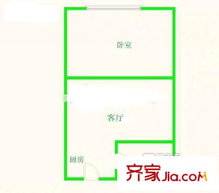 鉑晶時代 1室戶型圖