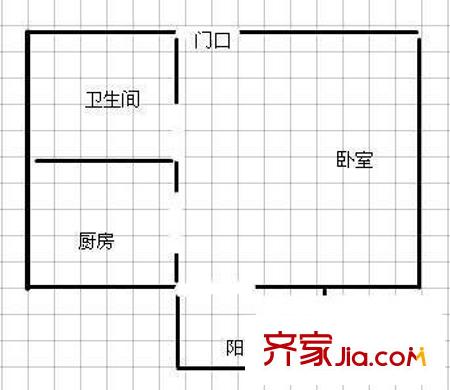 永鴻美域東方 1室 戶(hù)型圖