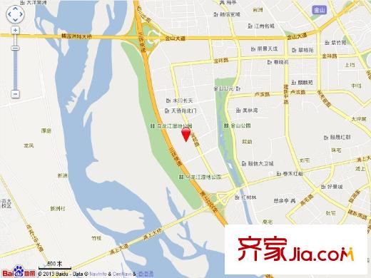 中天金海岸三期金爵苑交通圖