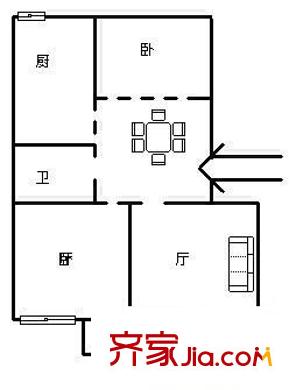 米羅時(shí)代 2室 戶型圖