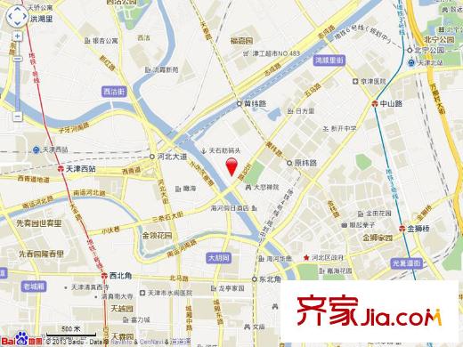 仁恒河濱花園交通圖