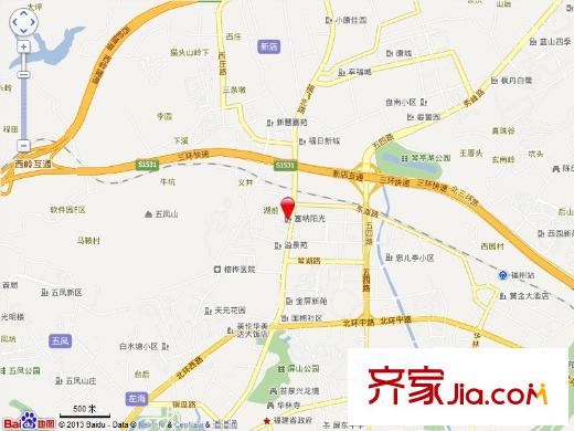 塞納陽光交通圖