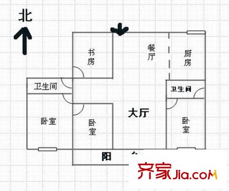 閩發(fā)西湖廣場戶型圖閩發(fā)西湖 4室 戶型圖 4室2廳2衛(wèi)1廚