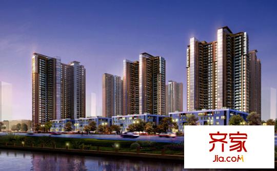 陽光城領(lǐng)海外景圖 