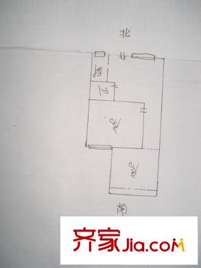 河下小區(qū) 2室 戶型圖