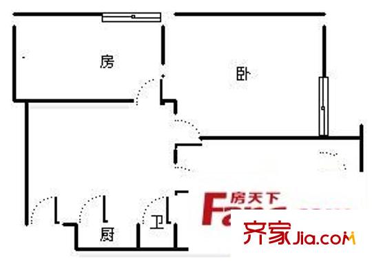 河下小區(qū) 3室 戶型圖