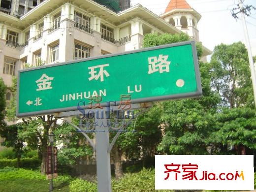 三迪凱旋楓丹交通圖金環(huán)路路標(biāo)