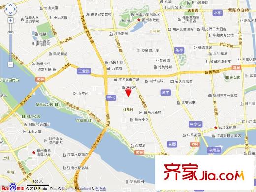 三迪香頌楓丹交通圖
