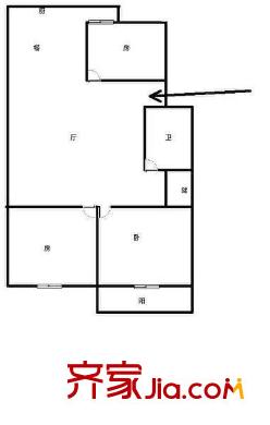 東煌花園 3室戶型圖