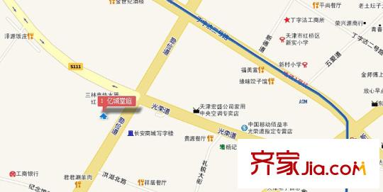 億城堂庭交通圖