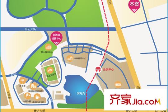 萬科海港城交通圖