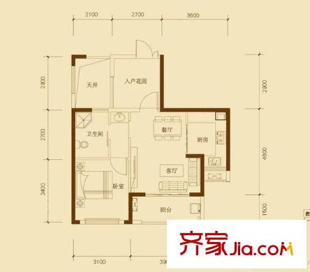 貴安新天地貴雅苑 戶(hù)型圖