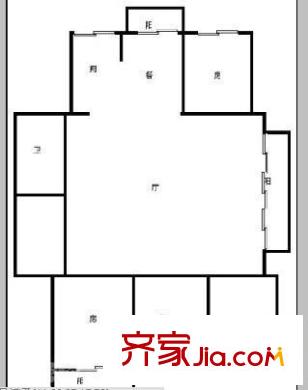 捷報花園 4室 戶型圖