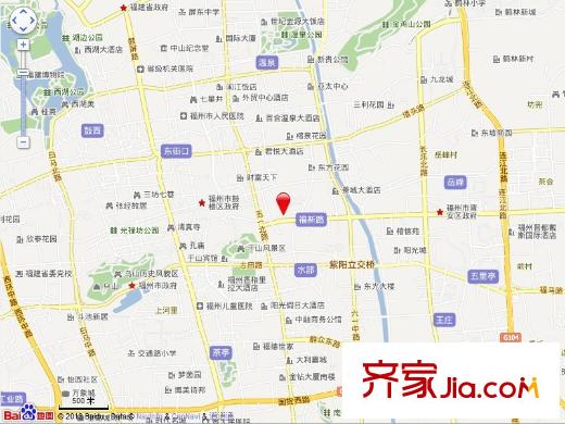 陽(yáng)光假日公寓交通圖