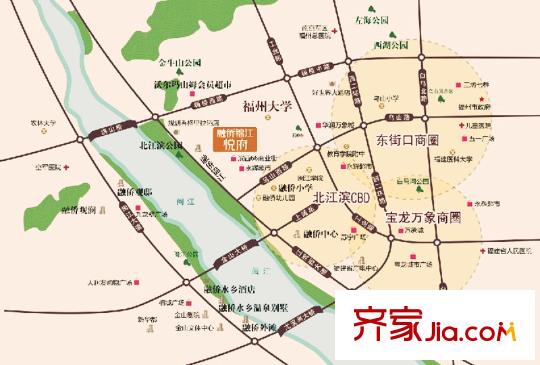 融僑錦江悅府交通圖2期區(qū)位圖