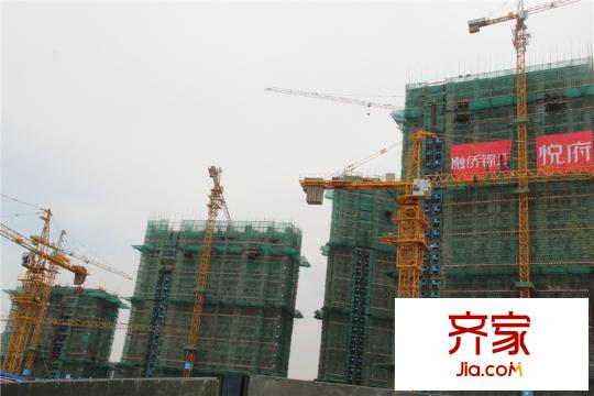 融僑錦江悅府外景圖工程進度（20130717）