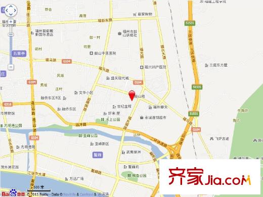 鼓山苑交通圖