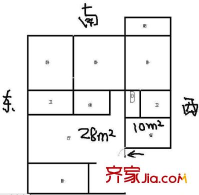 金山碧水一期翠榕苑戶型圖金山碧水一期翠榕苑 5室 戶型圖 5室2廳2衛(wèi)1廚