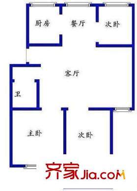 金山碧水一期友蘭苑戶型圖金山碧水一期友蘭苑 3室 戶型圖 3室2廳2衛(wèi)1廚
