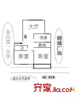 金山碧水一期友蘭苑戶型圖金山碧水一期友蘭苑 3室 戶型圖 3室2廳1衛(wèi)1廚
