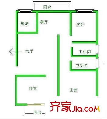 夏沁苑 戶型圖