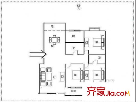 幸福城 戶型圖