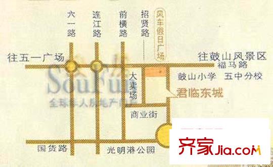 君臨東城交通圖