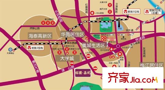 榕園嘉苑交通圖