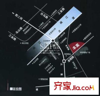 摩卡生活館交通圖區(qū)位圖