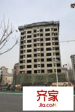 萬科新梅江柏翠園小高層工程進度（2015-3）
