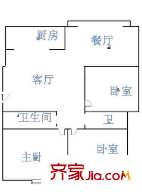 金山碧水二期摘仙苑戶型圖金山碧水二期摘仙苑 3室 戶型圖 3室2廳2衛(wèi)1廚