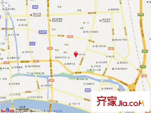 文華小區(qū)交通圖