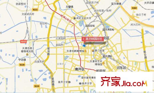 惠靈頓國(guó)際社區(qū)交通圖