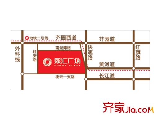 熙匯廣場(chǎng)交通圖