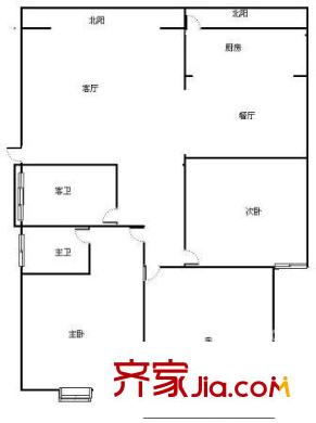 金山桔園二期泰園戶型圖金山桔園二期泰園 5室 戶型圖 5室3廳3衛(wèi)1廚