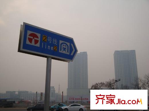 熙匯廣場周邊地鐵站牌