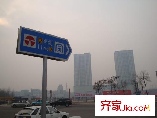 熙匯廣場周邊地鐵站牌