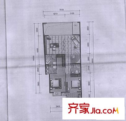 江南水都蘭邑戶型圖蘭邑樓王 4室4廳4衛(wèi)1廚
