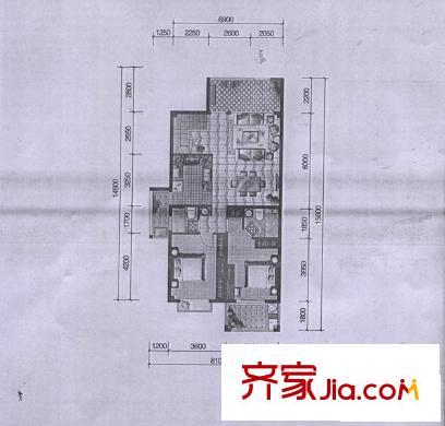江南水都蘭邑戶型圖蘭邑樓王 4室4廳5衛(wèi)1廚