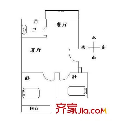 金暉新村 3室 戶型圖