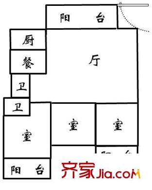 金山桔園二期和園戶型圖金山桔園二期和園 2室 戶型圖 2室2廳1衛(wèi)1廚
