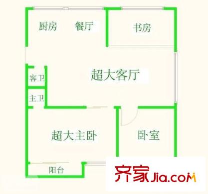 元一溫泉花園 3室 戶型圖