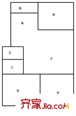 元一溫泉花園 4室 戶型圖