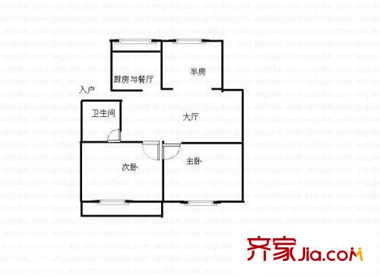 元一溫泉花園 3室 戶型圖