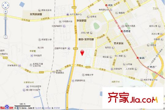 星河時(shí)代交通圖