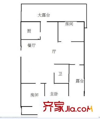 金山碧水三期春曉苑戶型圖金山碧水三期春曉苑 3室 戶型圖 3室2廳2衛(wèi)1廚