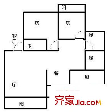 金山碧水三期春曉苑戶型圖金山碧水三期春曉苑 4室 戶型圖 4室2廳2衛(wèi)1廚
