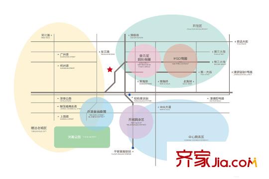 萬科紫臺(tái)交通圖