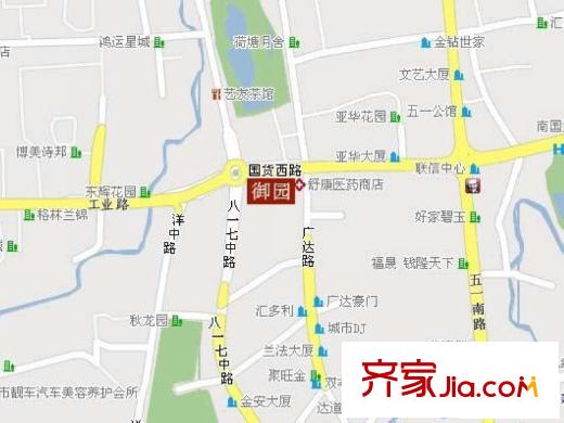 群升國際御園交通圖